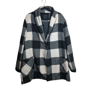 Lane Bryant Single Breasted Plaid Shacket, size 18/20